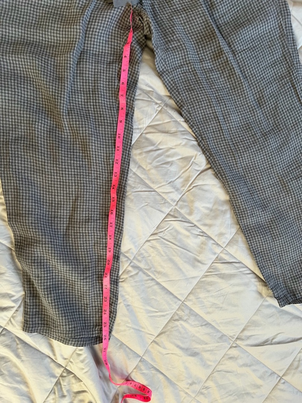 Eileen Fisher Women’s Grey Linen 100% Organic Linen Pants - Picture 6 of 14